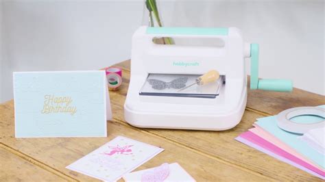 hobbycraft die cutting machine instructions